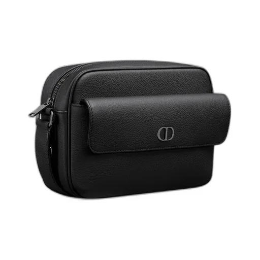 Cd Icon Zipped Messenger Bag