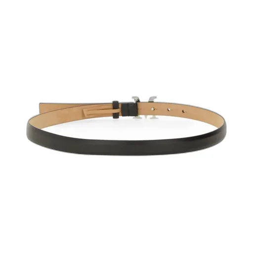 Max Mara Logo Plaque Buckle Belt