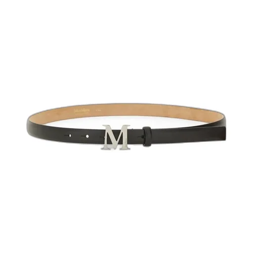Max Mara Logo Plaque Buckle Belt