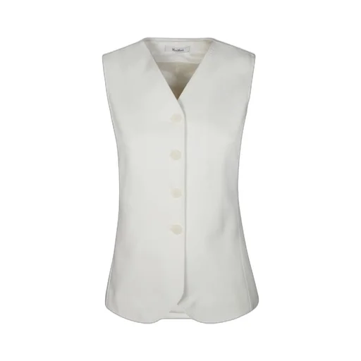Max Mara Fornovo V-Neck Button-Up Gilet
