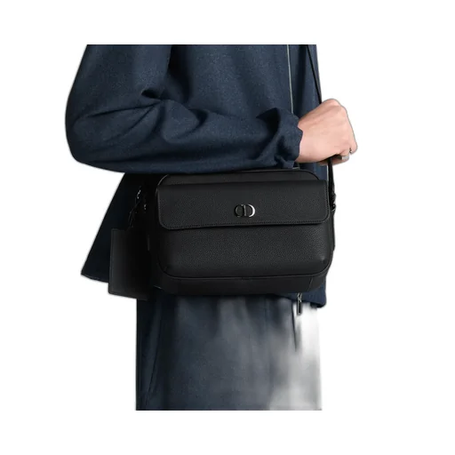 Cd Icon Zipped Messenger Bag