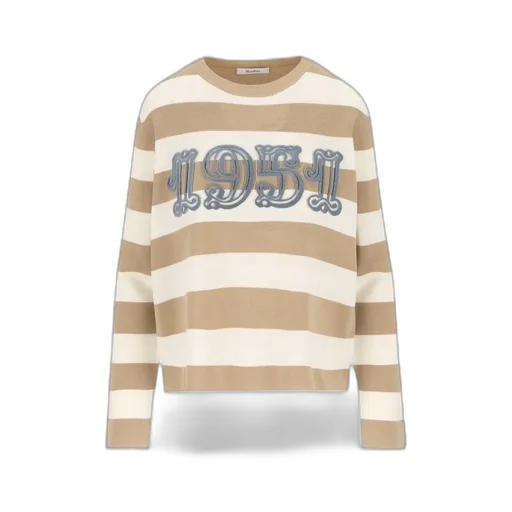 Max Mara Viterbo Striped Crewneck Jumper