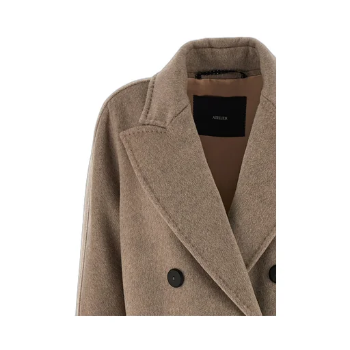 Max Mara Angus Double-Breasted Oversized Coat