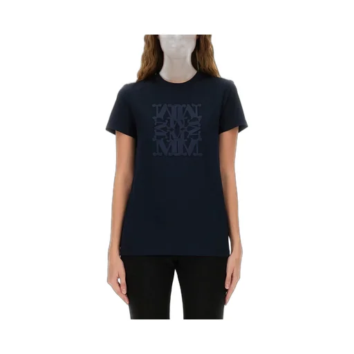 Max Mara Logo Embroidered Crewneck T-Shirt