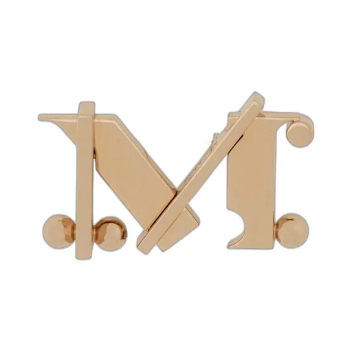 Max Mara Monogram Brooch