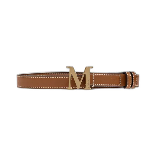 Max Mara Mclassic Logo Plaque Belt