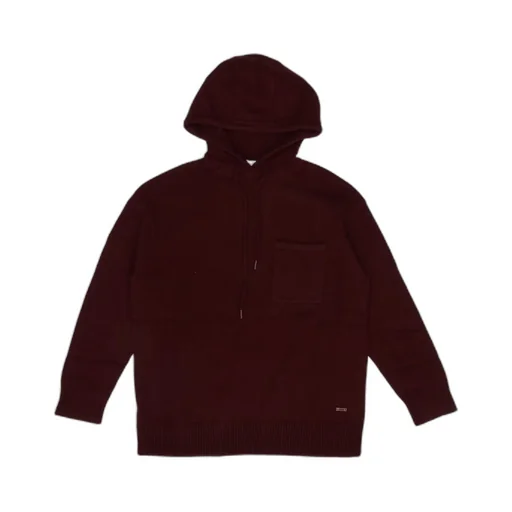 Max Mara Liana Drawstring Knitted Hoodie
