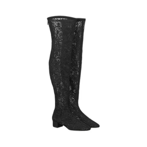 Naughtily-D Heeled Thigh Boot