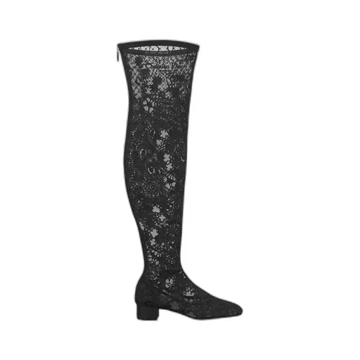 Naughtily-D Heeled Thigh Boot