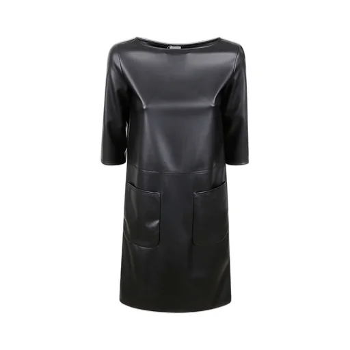 Max Mara Short-Sleeved Crewneck Dress