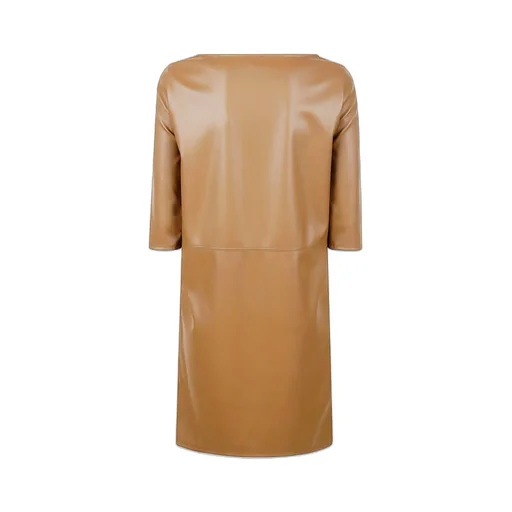 Max Mara Short-Sleeved Crewneck Dress