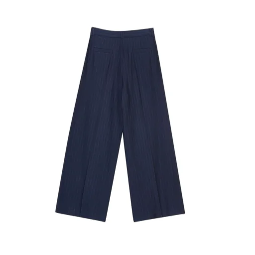 Max Mara Gela Striped Wide-Leg Trousers