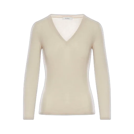 Max Mara V-Neck Long-Sleeved Jumper