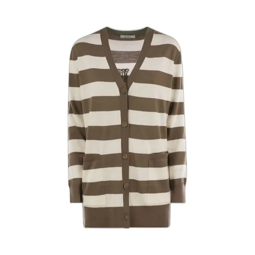 Max Mara Fiemme Striped Cardigan