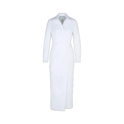 Max Mara Balzac Wraparound Long-Sleeved Dress