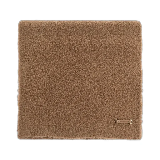 Max Mara Calabra Logo Patch Fluffy Scarf