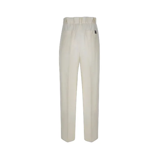 Max Mara Efedra Pleated Straight-Leg Trousers