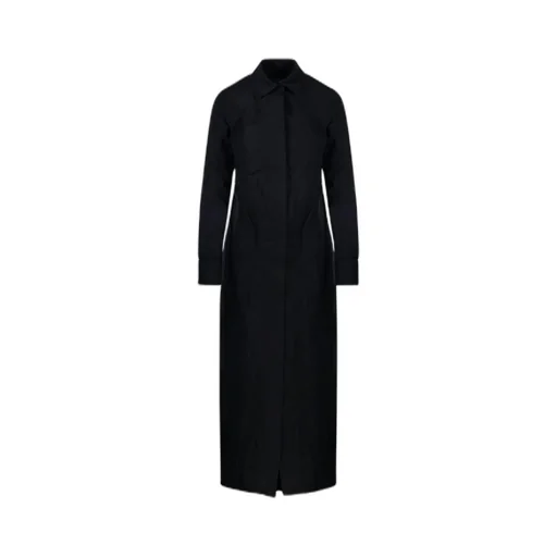 Max Mara Rovigo Button Detailed Long-Sleeved Dress