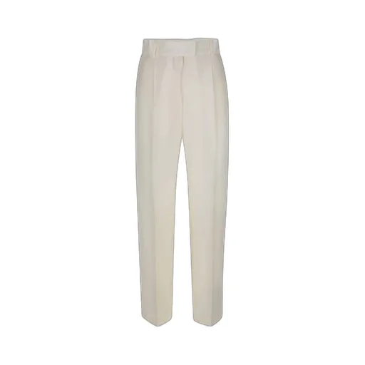 Max Mara Efedra Pleated Straight-Leg Trousers