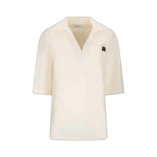 Max Mara Osiride V-Neck Short-Sleeved Top