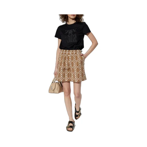 Max Mara Taiga All-Over Logo Printed Shorts