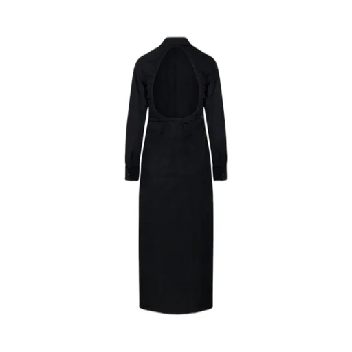 Max Mara Rovigo Button Detailed Long-Sleeved Dress