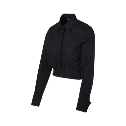 Max Mara Falster Button Detailled Cropped Shirt