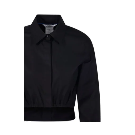 Max Mara Falster Button Detailled Cropped Shirt