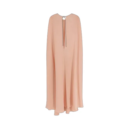 Max Mara Managua Cape Detailed Dress