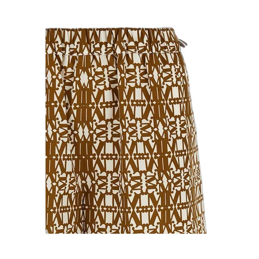 Max Mara Taiga All-Over Logo Printed Shorts