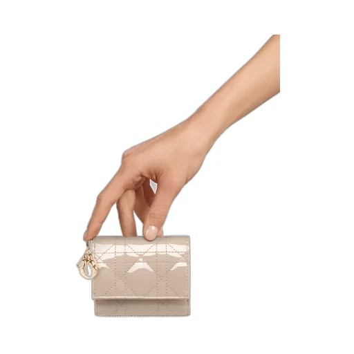 Lady Dior Lotus Wallet