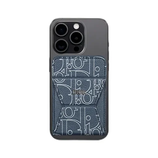 Card Holder With Magnetic Phone Stand