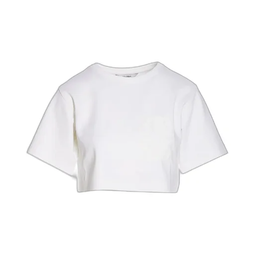 Max Mara Messico Crewneck Cropped T-Shirt