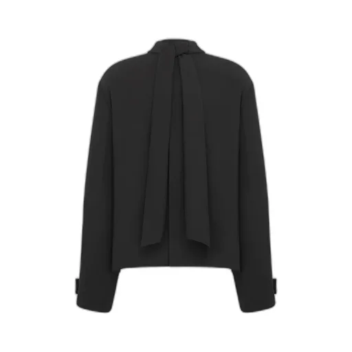 Shirt With Ascot On The Back