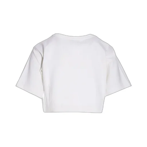 Max Mara Messico Crewneck Cropped T-Shirt