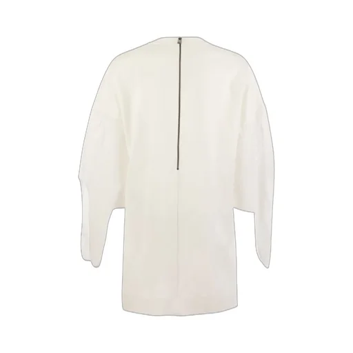 Max Mara Logo Printed Crewneck Dress