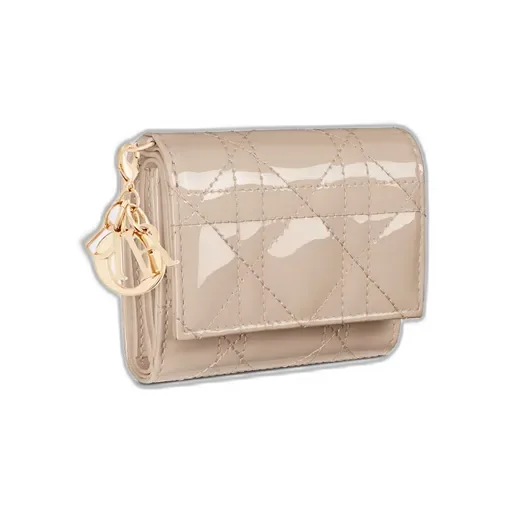 Lady Dior Lotus Wallet