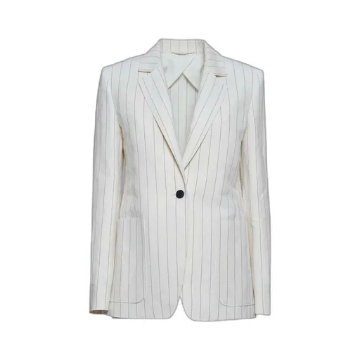 Max Mara Striped Single-Breasted Jacket