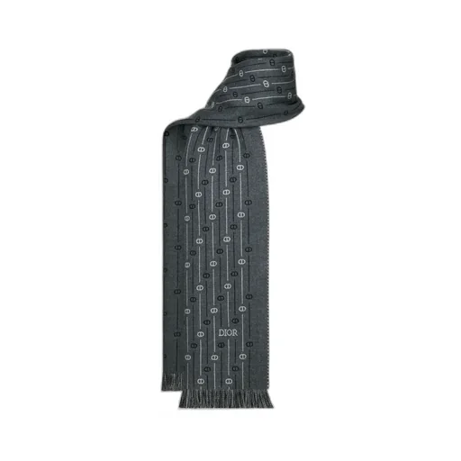 Cd Icon Striped Scarf