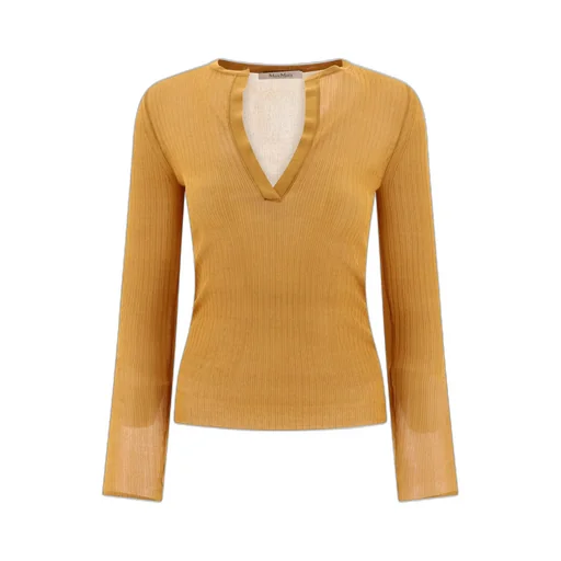 Max Mara Saggina V-Neck Long-Sleeved Jumper