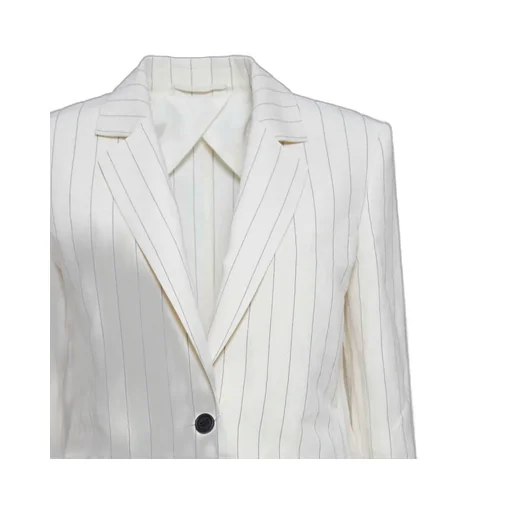 Max Mara Striped Single-Breasted Jacket