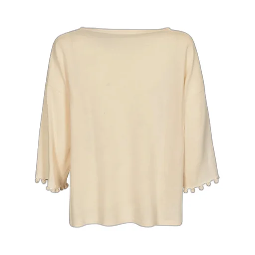 Max Mara Crewneck Long-Sleeved Top