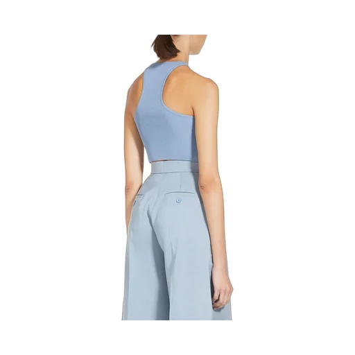 Max Mara Ribbed Tank Cropped Top