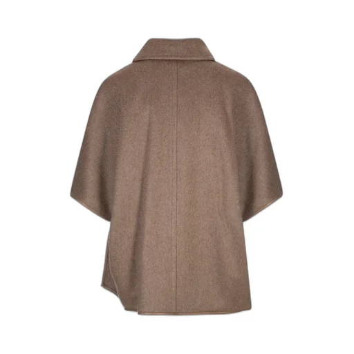 Max Mara Double-Breasted Short-Sleeved Coat