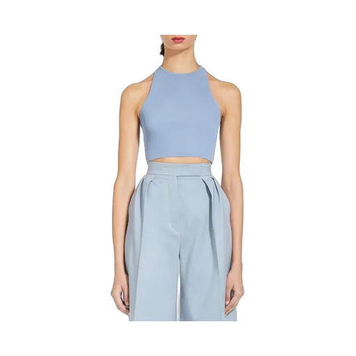 Max Mara Ribbed Tank Cropped Top