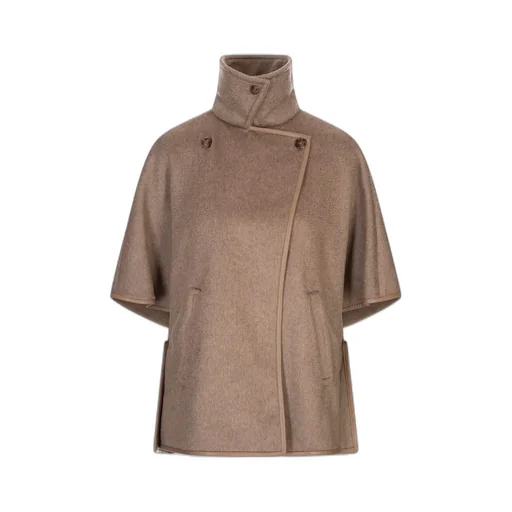Max Mara Double-Breasted Short-Sleeved Coat
