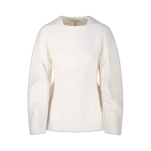 Max Mara Long-Sleeved Zip-Up Blouse