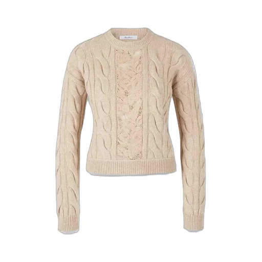 Max Mara Lace Panelled Jumper