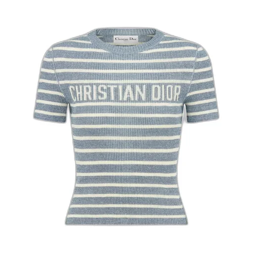 Dioriviera Cropped Short-Sleeved Sweater