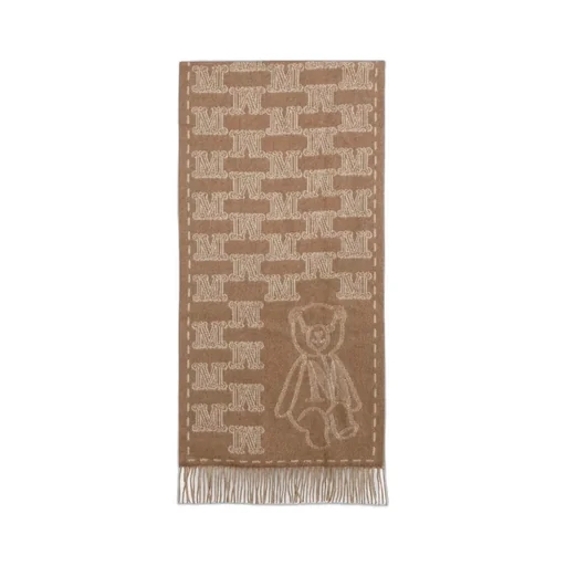 Max Mara Wsteddy Fringed Edge Scarf